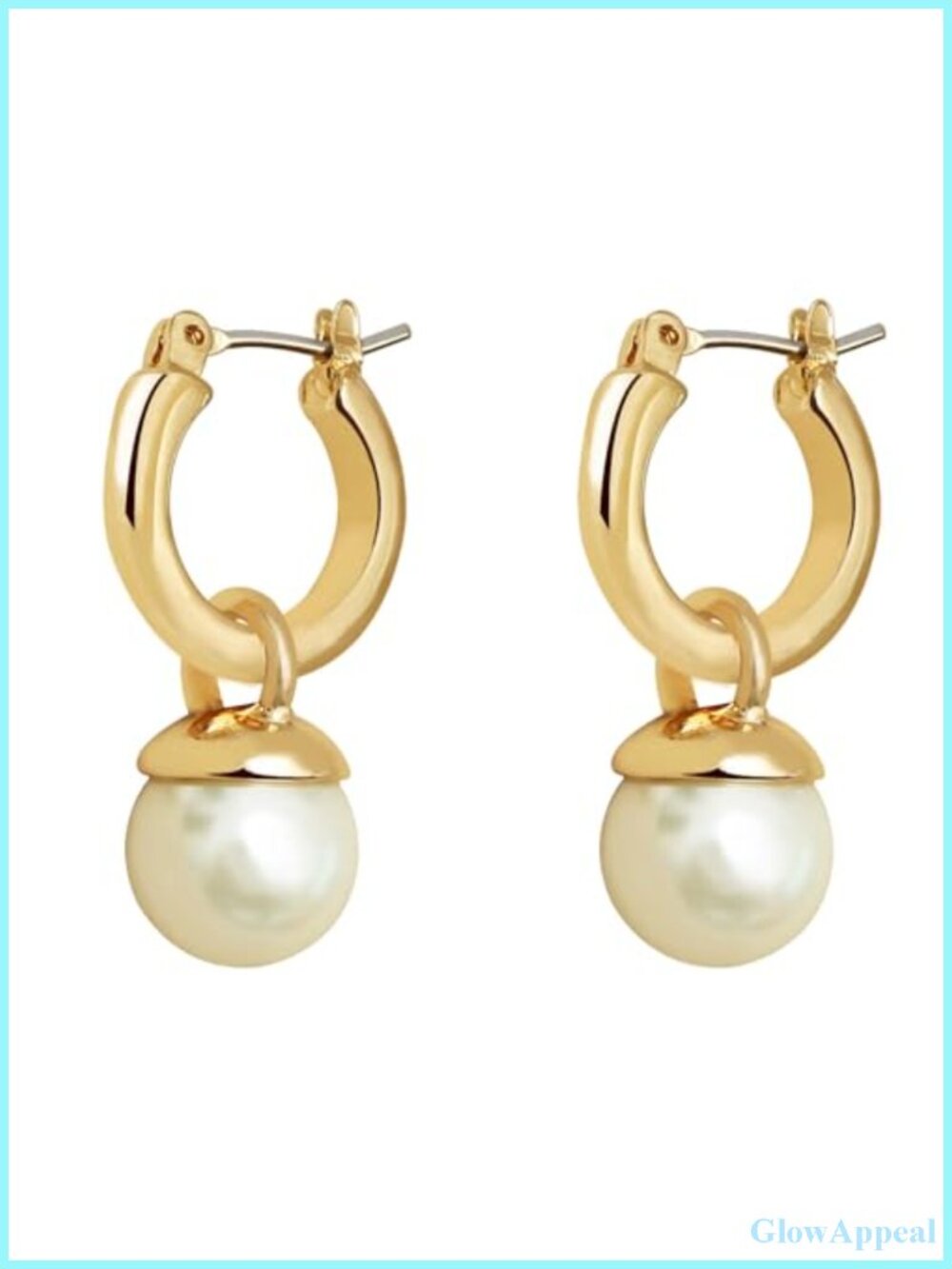 14k Gold Plated Huggie Hoop Earrings for Women, Hypoallergenic Statement